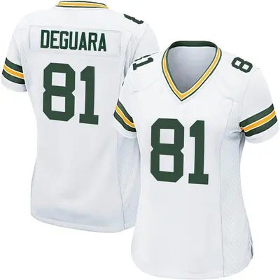 Women's Game Josiah Deguara Green Bay Packers White Jersey