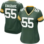 Women's Game Kingsley Enagbare Green Bay Packers Green Team Color Jersey