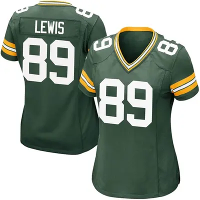 Women's Game Marcedes Lewis Green Bay Packers Green Team Color Jersey