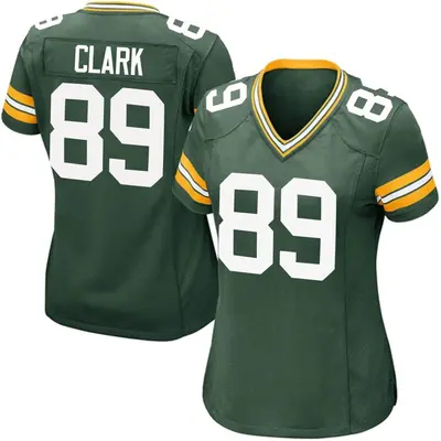 Women's Game Michael Clark Green Bay Packers Green Team Color Jersey
