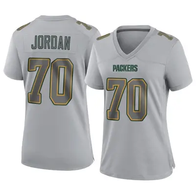 Women's Game Michael Jordan Green Bay Packers Gray Atmosphere Fashion Jersey