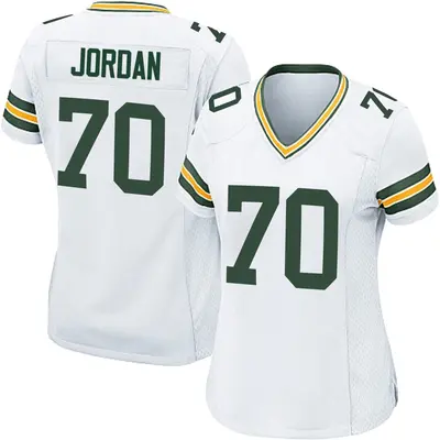 Women's Game Michael Jordan Green Bay Packers White Jersey