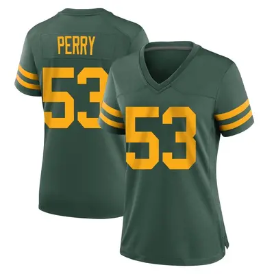 Women's Game Nick Perry Green Bay Packers Green Alternate Jersey