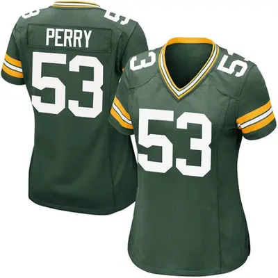 Women's Game Nick Perry Green Bay Packers Green Team Color Jersey