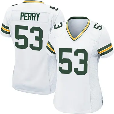 Women's Game Nick Perry Green Bay Packers White Jersey