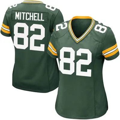 Women's Game Osirus Mitchell Green Bay Packers Green Team Color Jersey