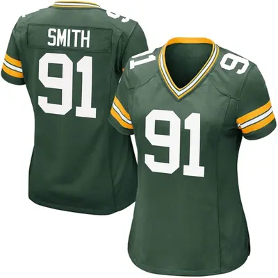 Women's Game Preston Smith Green Bay Packers Green Team Color Jersey