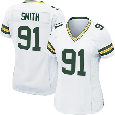 Women's Game Preston Smith Green Bay Packers White Jersey