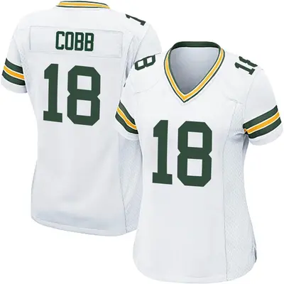 Women's Game Randall Cobb Green Bay Packers White Jersey