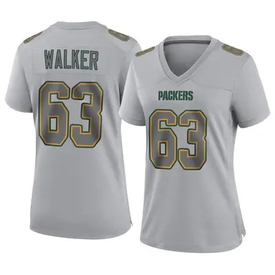 Women's Game Rasheed Walker Green Bay Packers Gray Atmosphere Fashion Jersey