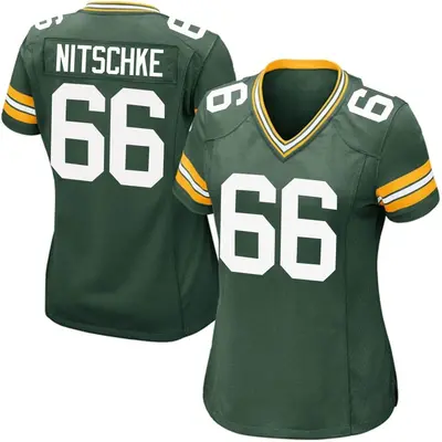 Women's Game Ray Nitschke Green Bay Packers Green Team Color Jersey