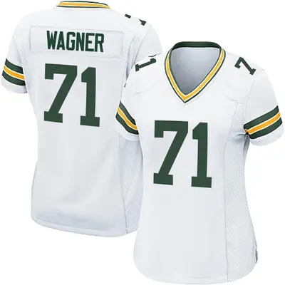 Women's Game Rick Wagner Green Bay Packers White Jersey