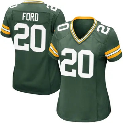 Women's Game Rudy Ford Green Bay Packers Green Team Color Jersey