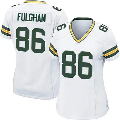 Women's Game Travis Fulgham Green Bay Packers White Jersey