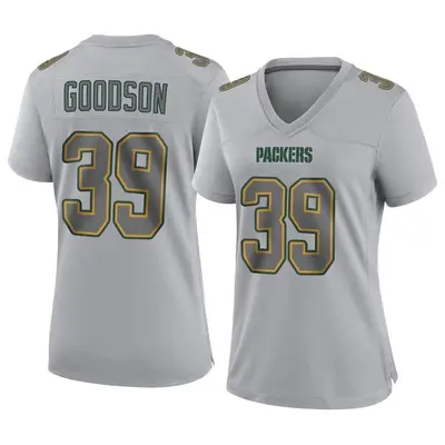 Women's Game Tyler Goodson Green Bay Packers Gray Atmosphere Fashion Jersey