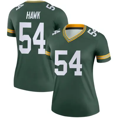 Women's Legend A.J. Hawk Green Bay Packers Green Jersey