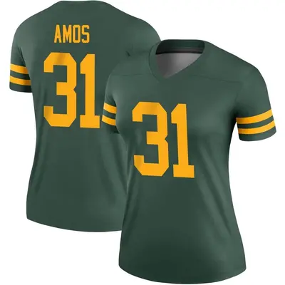 Women's Legend Adrian Amos Green Bay Packers Green Alternate Jersey