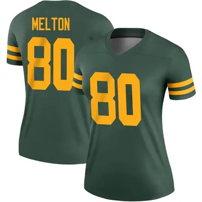 Women's Legend Bo Melton Green Bay Packers Green Alternate Jersey