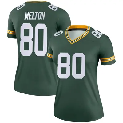 Women's Legend Bo Melton Green Bay Packers Green Jersey