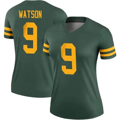Women's Legend Christian Watson Green Bay Packers Green Alternate Jersey
