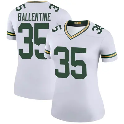Women's Legend Corey Ballentine Green Bay Packers White Color Rush Jersey