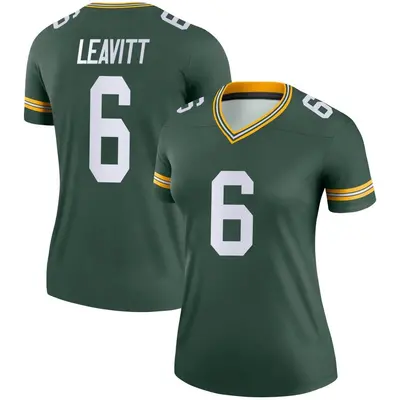 Women's Legend Dallin Leavitt Green Bay Packers Green Jersey