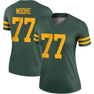 Women's Legend George Moore Green Bay Packers Green Alternate Jersey