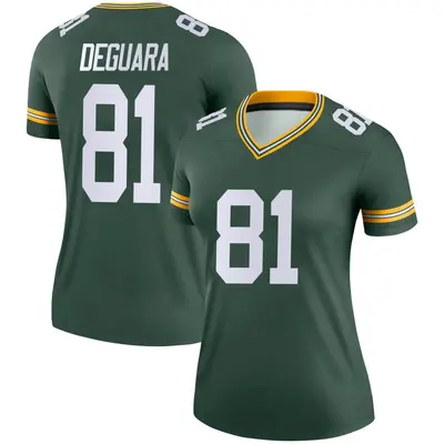 Women's Legend Josiah Deguara Green Bay Packers Green Jersey