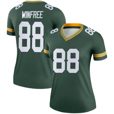 Women's Legend Juwann Winfree Green Bay Packers Green Jersey
