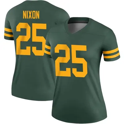 Women's Legend Keisean Nixon Green Bay Packers Green Alternate Jersey