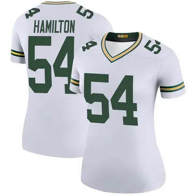 Women's Legend LaDarius Hamilton Green Bay Packers White Color Rush Jersey