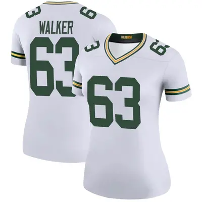 Women's Legend Rasheed Walker Green Bay Packers White Color Rush Jersey