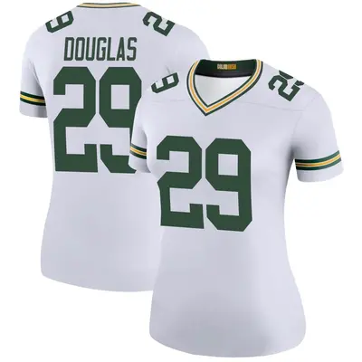 Women's Legend Rasul Douglas Green Bay Packers White Color Rush Jersey