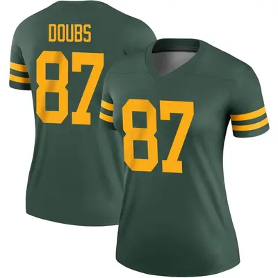 Women's Legend Romeo Doubs Green Bay Packers Green Alternate Jersey