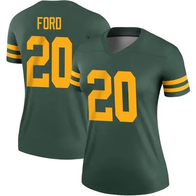 Women's Legend Rudy Ford Green Bay Packers Green Alternate Jersey