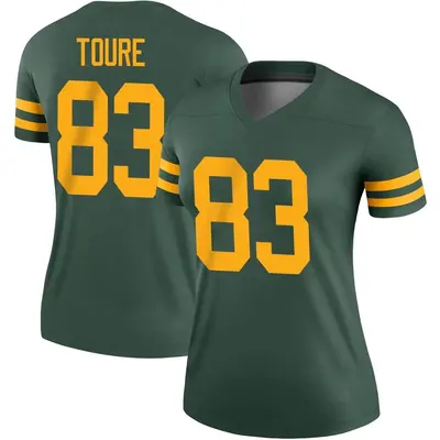 Women's Legend Samori Toure Green Bay Packers Green Alternate Jersey