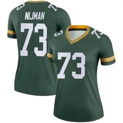 Women's Legend Yosh Nijman Green Bay Packers Green Jersey