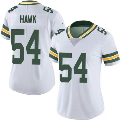 Women's Limited A.J. Hawk Green Bay Packers White Vapor Untouchable Jersey
