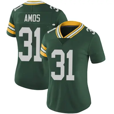 Women's Limited Adrian Amos Green Bay Packers Green Team Color Vapor Untouchable Jersey