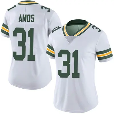 Women's Limited Adrian Amos Green Bay Packers White Vapor Untouchable Jersey