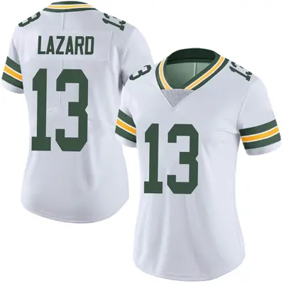 Women's Limited Allen Lazard Green Bay Packers White Vapor Untouchable Jersey