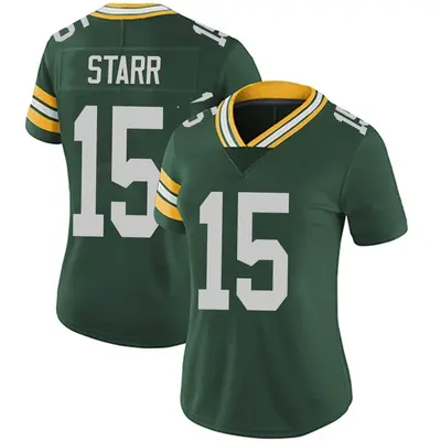 Women's Limited Bart Starr Green Bay Packers Green Team Color Vapor Untouchable Jersey