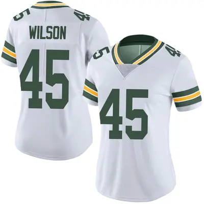 Women's Limited Eric Wilson Green Bay Packers White Vapor Untouchable Jersey
