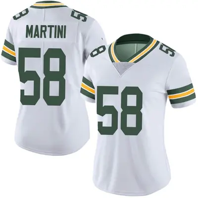 Women's Limited Greer Martini Green Bay Packers White Vapor Untouchable Jersey