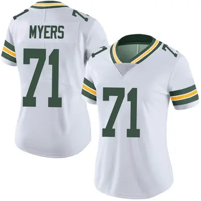 Women's Limited Josh Myers Green Bay Packers White Vapor Untouchable Jersey