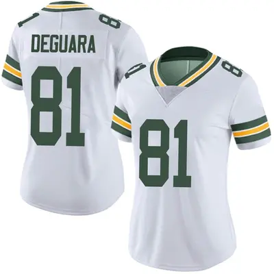 Women's Limited Josiah Deguara Green Bay Packers White Vapor Untouchable Jersey
