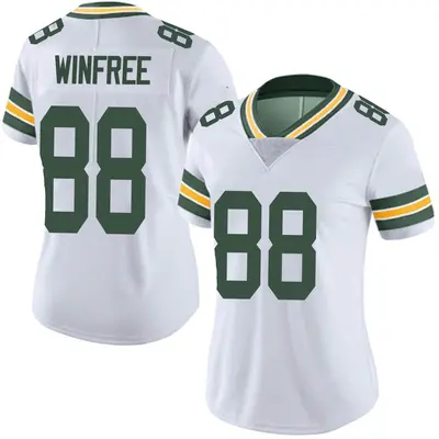 Women's Limited Juwann Winfree Green Bay Packers White Vapor Untouchable Jersey