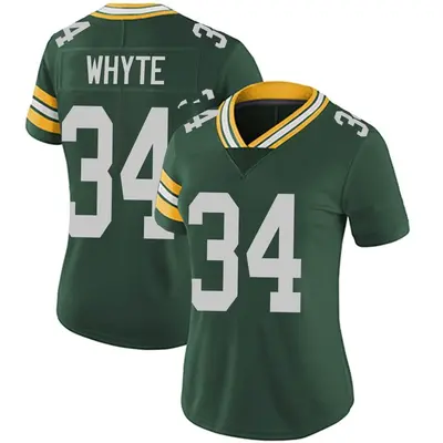 Women's Limited Kerrith Whyte Green Bay Packers Green Team Color Vapor Untouchable Jersey