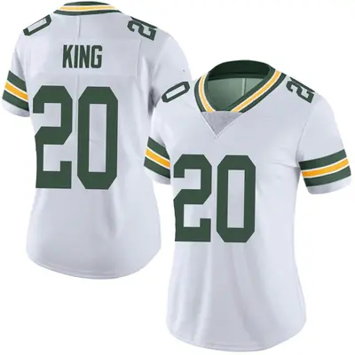 Women's Limited Kevin King Green Bay Packers White Vapor Untouchable Jersey