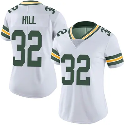 Women's Limited Kylin Hill Green Bay Packers White Vapor Untouchable Jersey